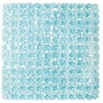 thumbnail image 5 of iDesign Blue Pebblz Square Shower Mat, 22" x 22", 5 of 6
