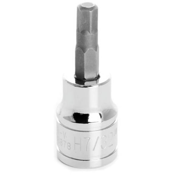 Performance Tool W38878 Chrome Hex Bit Socket, 3/8" Drive, 7/32" Hex Bit