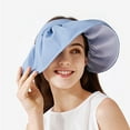thumbnail image 5 of UDIYO Breathable Sun Hat Wind-proof Comfortable Sun-proof Empty Top Women Hat for Summer, 5 of 8
