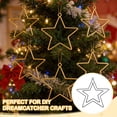 thumbnail image 5 of Uxcell 8 Pcs Star Dream Catcher Rings, 2" Dream Catcher Metal Hoops Macrame Wreath Rings Pentagram Floral Hoops for DIY Craft Making Home Wedding Wall Hanging Decoration, Black, 5 of 6