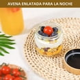 thumbnail image 4 of Frascos de Vidrio Herméticos con Tapa para Alimentos - Incluye Etiquetas - Ideal para Café, Especias, Azúcar, Avena, Té, Yogur, Granos, 4 of 4