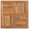 thumbnail image 1 of vidaXL Table Top Solid Teak Wood Square 80x80x2.5 cm, 1 of 5