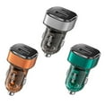 thumbnail image 4 of C45 Car Charger Adapter Fast Charging 43W USB A USB C Port Car Charger For Tablets Smart Phones Laptop, 4 of 9