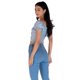 thumbnail image 3 of BLUSA DENIM AJUSTADA CON MOÑO PARA DAMA QUARRY, 3 of 4