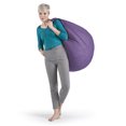 thumbnail image 3 of Gouchee Home Easy Purple Bean Bag Chair – Soft Polyester Microfiber Fabric with Polystyrene Bead Filling, Suitable for Adults and Teens, Lightweight & Portable Seating for Dorm or Living Room, 3 of 8