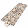 thumbnail image 2 of 2'x6' Rug Runners for Hallways Kitchen, Ethnic Southwestern Non Slip Entryway Beside Floor Carpet Runner, Tribal Antique Boho-Chic Heritage Washable Laundry Room Bedroom Throw Rugs Mat for Family Pet, 2 of 8
