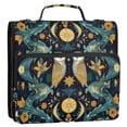 thumbnail image 5 of FORMRS Zipper Binder with Shoulder Strap 2-inch Ring 500 Sheet Capacity File Bag, Brown Mystical Owls, 5 of 5