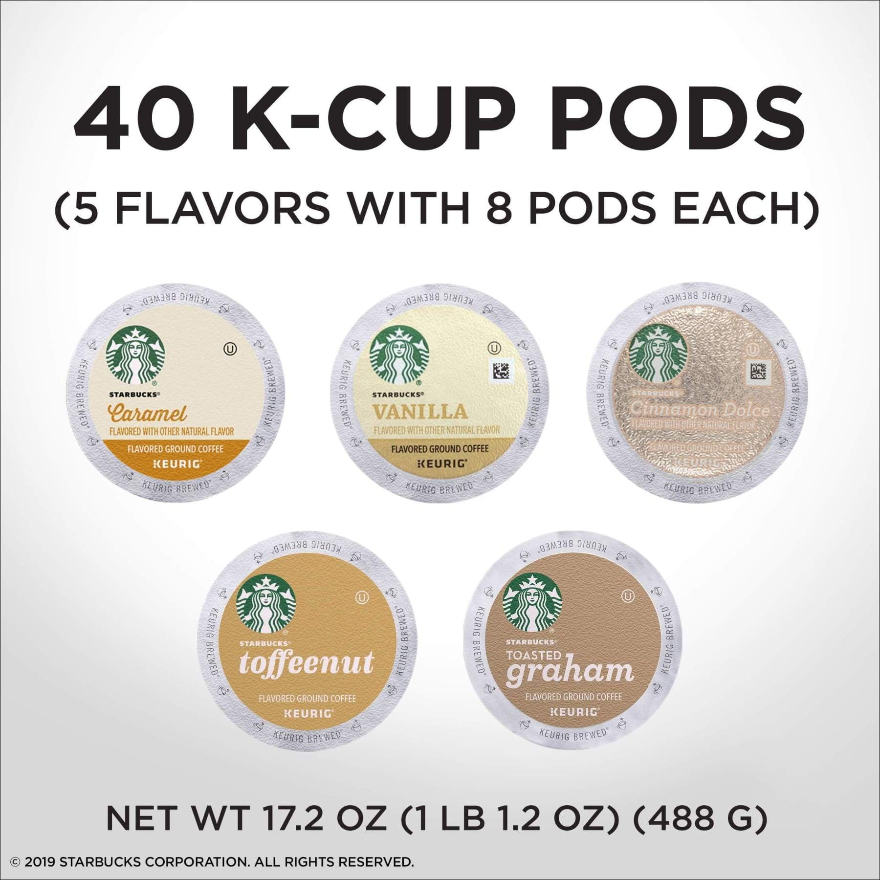 Starbucks Flavored K-Cup Coffee Pods 