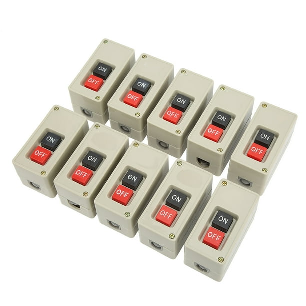 Interruptor de botón de encendido Bling Bling 10 piezas motor trifásico arranque