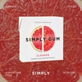 thumbnail image 3 of SIMPLY Gum Plastic-Free Chewing Gum Refresh & Revive Bundle- Cleanse, Spearmint - 15 Pieces, 6 pack, 3 of 11