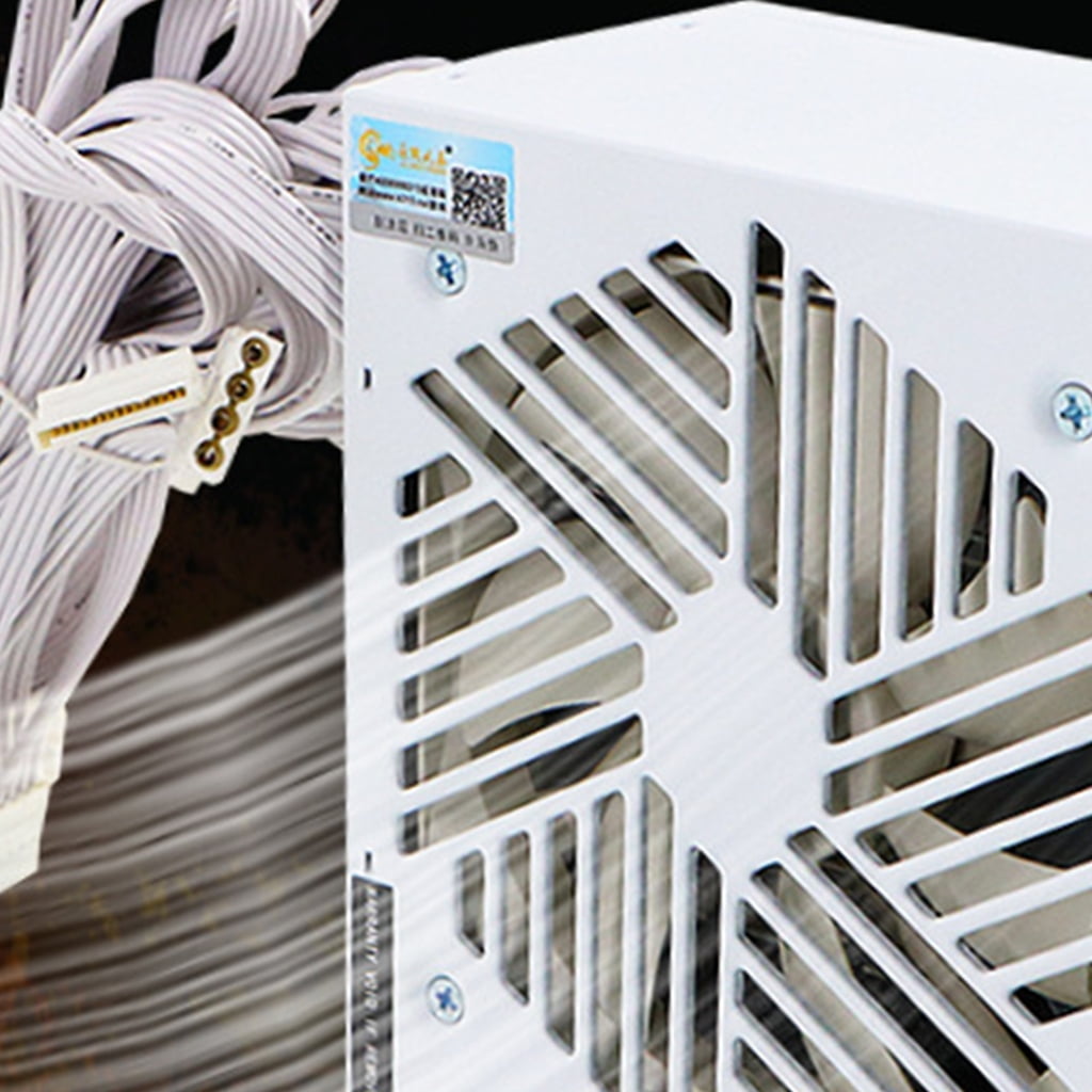 Zeiwohndc 650W Power Supply with 120mm Fan Video Game Computer Chassis Power Supply