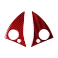 thumbnail image 2 of Real Bright Soft Car Interior Carbon Fiber Sticker DecorationFor Mercedes-Benz W204 2007-10 Red Carbon Fiber Steering Wheel Button CoverAuto Car Protection Interior Accessories, 2 of 8