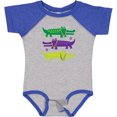 thumbnail image 3 of Inktastic Mardi Gras Holiday Alligators Boys or Girls Baby Bodysuit, 3 of 5
