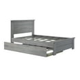 thumbnail image 2 of Max & Lily Full Size Bed Frame with Trundle, Solid Wood Platform Bed, DriftSolid Wood, 2 of 6