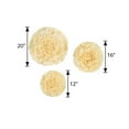 thumbnail image 5 of BalsaCircle 6 Ivory Cream Carnations 12" 16" 20" Large Tissue Paper Flowers Wall Backdrop, 5 of 5