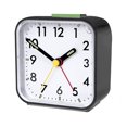 thumbnail image 1 of Analog väckarklocka utan tickande med ljus och snooze-funktion och toppknapp, högt alarm, tyst väckarklocka, batteridriven, 1 of 5