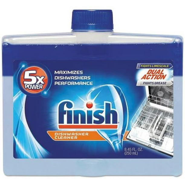 Finish Dishwasher Cleaner, Fresh Scent, 8.45 oz (Pack of 4) Walmart