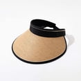 thumbnail image 5 of Sun Hats for Women Summer Hat Wide Brim Outdoor Beach Hat With Windproof Strap Sun Protection Cap, 5 of 7
