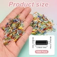 thumbnail image 3 of Uxcell 1800-Pack Cuentas Bugle, Cuentas de Vidrio de Tubo de Bordado de 2x4mm para Manualidades DIY/Pulsera/Collares Negros, 3 of 7
