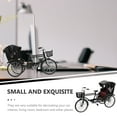 thumbnail image 4 of Topbathy Mini Motorcycle Cake Toppers for Kids Antique Metal Statues Vintage Decorations Retro Table Ornaments 1 Set, 4 of 4