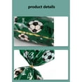 thumbnail image 5 of Football Birthday Theme Kraft Paper Candy Bag Transparent Children's Gift Bag, 5 of 5