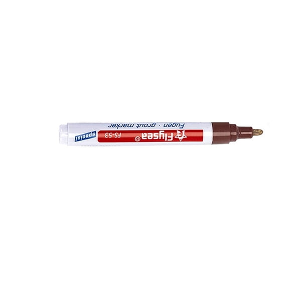 Riwesomey Bolígrafo de reparación Mano de obra fina Aspecto exquisito Sellador de lechada Gris oscuro Artesanía Marrón Riwesomey TO007869-04