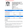 thumbnail image 2 of Front and Rear Control Arm Ball Joint Tie Rod and Sway Bar Link Kit - Compatible with 2000 - 2001 Mitsubishi Eclipse 2.4L 4-Cylinder, 2 of 2
