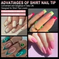 thumbnail image 5 of Milue Press Nails Extra Long Square Full Cover Coffin Nail Tips High Quality Fake Nail, 5 of 21