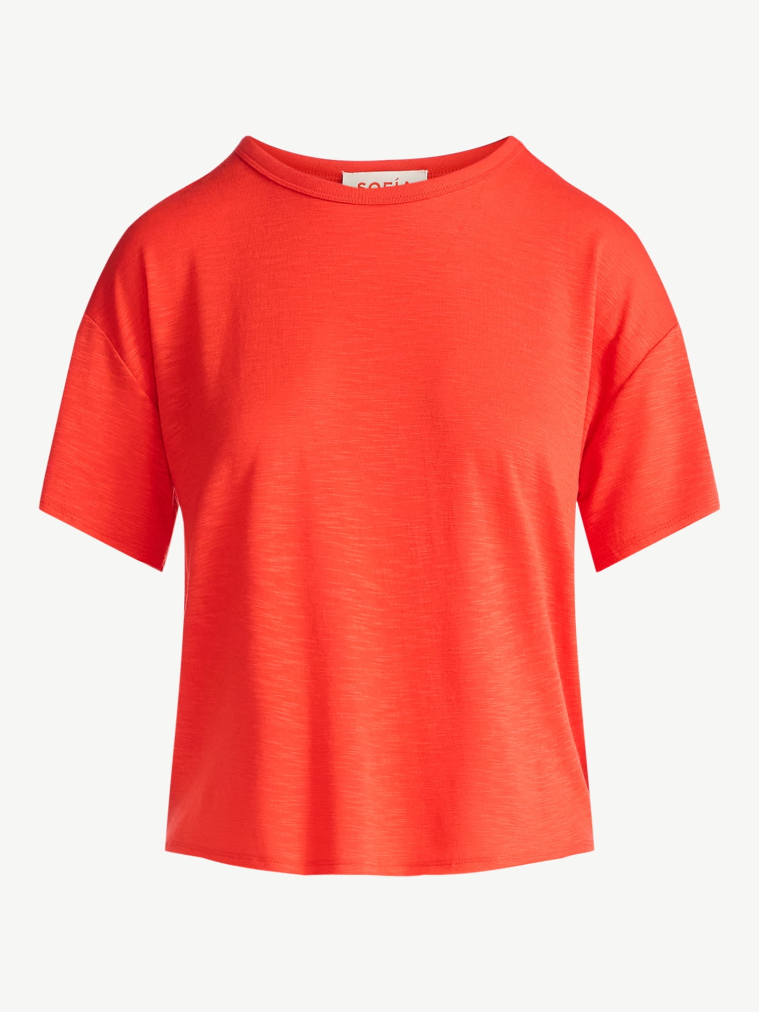 Sofia by Sofia Vergara Women's and Women's Plus Size Sofia Tee with Short Sleeves, Sizes XS-4X