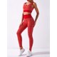 thumbnail image 5 of TFixol 2 uds. Sujetador con estampado de leopardo para mujer, mallas de cintura alta, Fitness sin costuras, 5 of 8