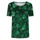 thumbnail image 5 of Puntoco Liquidación de camisetas cortas para mujer, camiseta de manga corta con cuello redondo y estampado informal a la moda para mujer, camiseta de manga corta con cuello redondo, 5 of 5