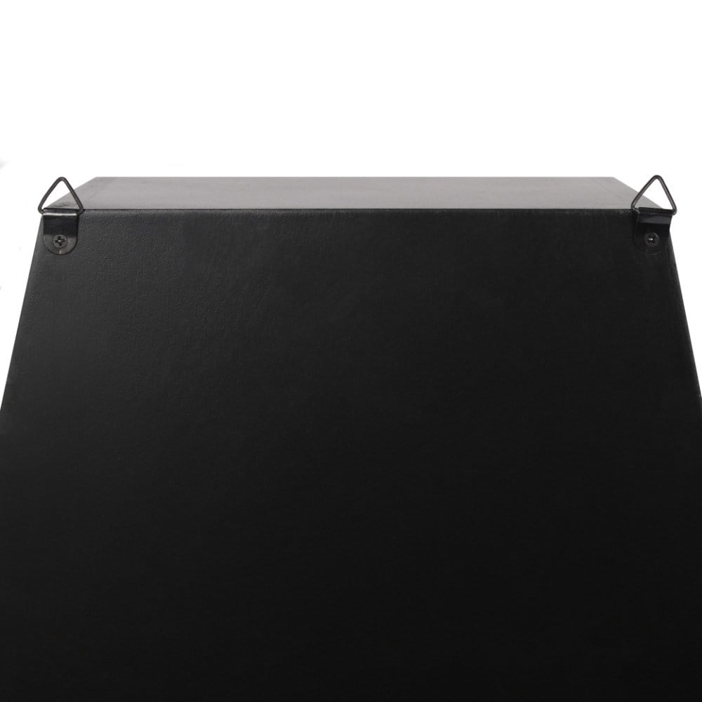Ebros Gift 4.75” x 19.5” Black Coffin Floating Shelf