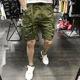 thumbnail image 2 of Pantalones cortos para hombre, cintura elástica con bolsillos, pantalones cortos cargo verdes para hombre, Y2k, ropa elegante y cómoda, nueva en Harajuku suelta, 2 of 5