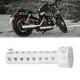 thumbnail image 2 of 42mm Universal Motorcycle Exhaust Can Muffler Pipe Insert Baffle Can Removable Silver Tone Adjustable, 2 of 6