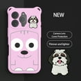 thumbnail image 4 of 3D Cute Cartoon Phone Case Compatible with iPhone 16 Pro Max - Fashionable and Stylish - Soft Silicone Protective Case - Kawaii Shockproof Protective Cover for Women, Girls, and Kids - Pink, 4 of 7