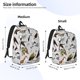 thumbnail image 2 of Easygdp Animal Bird Mochila de Lona Resistente para Laptop, Compatible con Laptops de 15 a 17 pulgadas, Ideal para Escuela, Trabajo y Viajes-Medium, 2 of 5