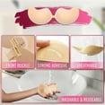 thumbnail image 5 of Cakes Cleavage Bra, Cakes Sticky Bra, Invisible Strapless Backless Push Up Self Adhesive Body Bras, Strapless Silicone Bra for Women, Push Up Sticky Bras, 5 of 6
