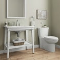 thumbnail image 5 of American Standard Cadet Touchless Automatic Porcelain Enamel Elongated Bathroom Toilet in White, 5 of 12