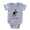 Heather Grey, variant on CafePress - Boston Terrier Christmas - Cute Infant Baby Football Bodysuit
