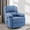 Blue, variant on Korser Swivel Rocker Small Recliner Chair for Small Spaces for Living Room,Nursery,Grey