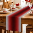 thumbnail image 5 of Dark Red Grey Black Ombre Table Runner 72 Inches, Farmhouse Gradient Minimalist Bed Runner Dresser Scarves Tabletop for Indoor Outdoor Parties/Ceremony/Banquet, 14" x 72", 5 of 8