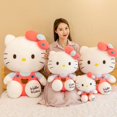 thumbnail image 2 of 60cm tamaño grande lindo Hello Kt peluche Kawaii Sanrio Kitty muñeco de peluche esponjoso gato Kt Animal relleno juguete chico cumpleaños regalo de Navidad, 2 of 4