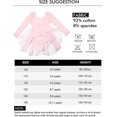 thumbnail image 3 of Girls Ballet Dress Short Sleeve Outfit Gymnastics Dance Leotard With Chiffon Skirt130, 3 of 5