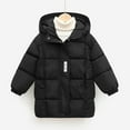 thumbnail image 2 of Zshosam Girl Winter Coat Waterproof Infant Toddler Baby Girls' Winter Jacket Fleece Lined Quilted Bubble Puffer Coat for Girls Size 9T 10T,(Black 9-10 Years), 2 of 5