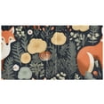 thumbnail image 2 of Foxes Flowers Leaves 3 Ring Binders 1.5 inch Hardcover File Folders with Interior Pockets A4 Size Organizer for School Office Hospital, 2 of 8