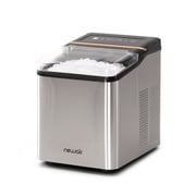 Newair Nugget Ice Maker Countertop, 30-35 lbs in 24 hours, Stainless Steel Ice Machine, Perfect for Home Bar, Kitchen Countertop, RV, Home Office