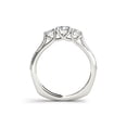 thumbnail image 3 of 1-1/2 Carat T.W. Diamond Euro Style Three-Stone 14kt White Gold Engagement Ring, 3 of 4