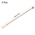 thumbnail image 2 of Uxcell 5Pcs Stainless Steel Coffee Stirrers Cocktail Stir Sticks 7.48" Long for Mixing Cocktail Coffee, Rose Gold, 2 of 4