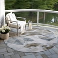 thumbnail image 6 of Addison Rugs Chantille Indoor/Outdoor Transitional Abstract Sky Machine Washable Round Rug, 8' x 8', 6 of 7
