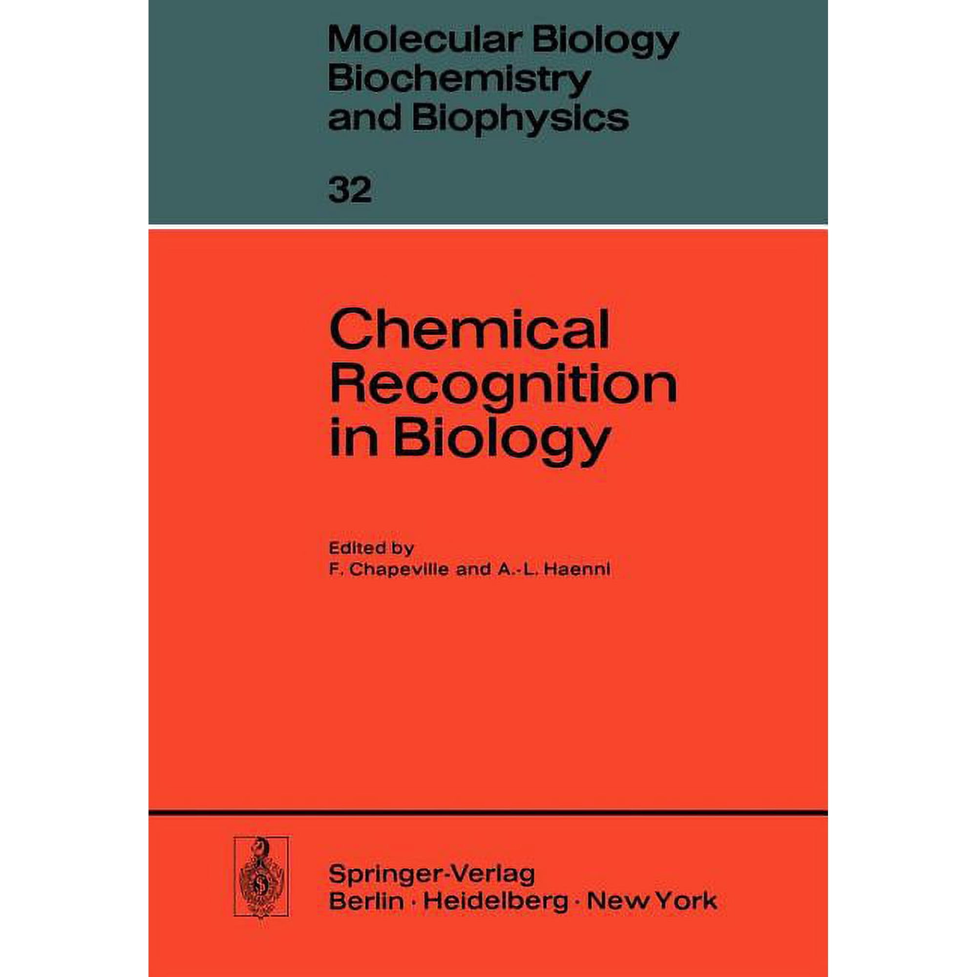 Molecular Biology Biochemistry and Biop Chemical Recognition in Biology Book 32 (Paperback)